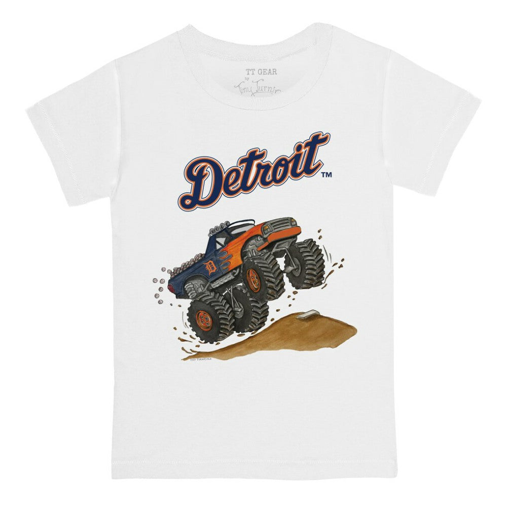 Detroit Tigers Tiny Turnip Youth Monster Truck T-Shirt - MLB
