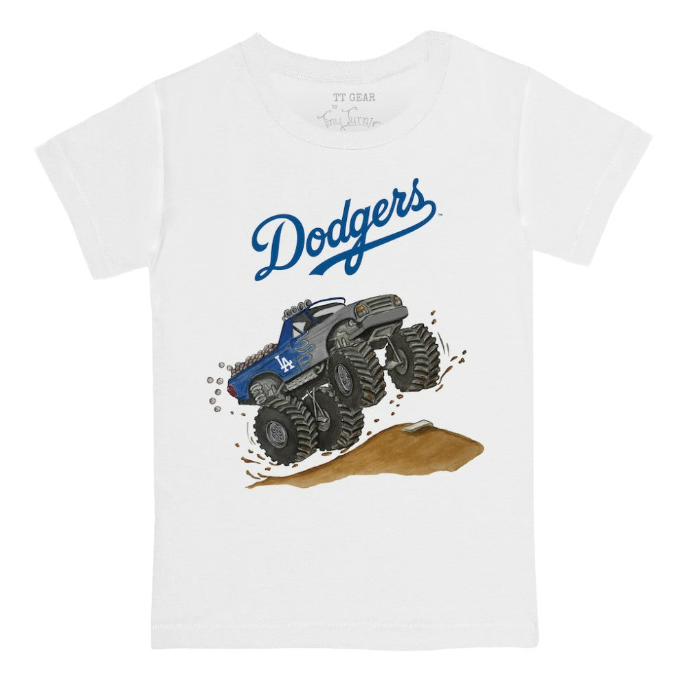 Los Angeles Dodgers Tiny Turnip Youth Monster Truck T-Shirt - MLB