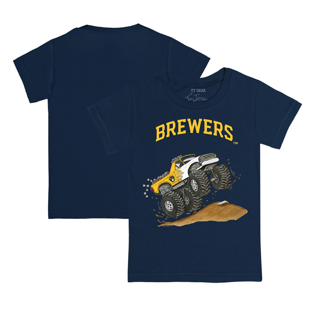 Milwaukee Brewers Tiny Turnip Youth Monster Truck T-Shirt - MLB
