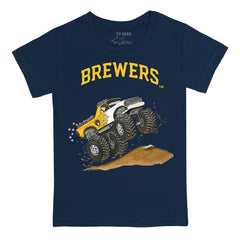 Milwaukee Brewers Tiny Turnip Youth Monster Truck T-Shirt - MLB
