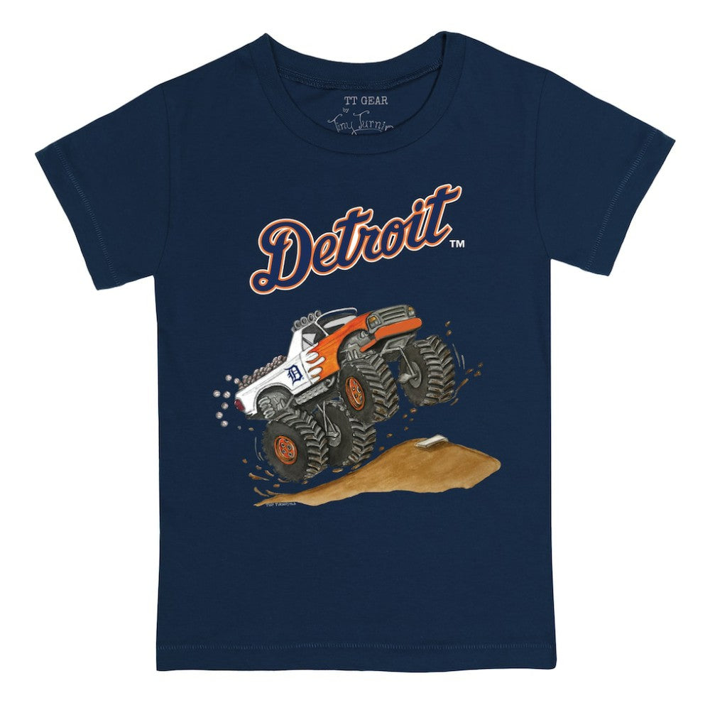 Detroit Tigers Tiny Turnip Youth Monster Truck T-Shirt - MLB
