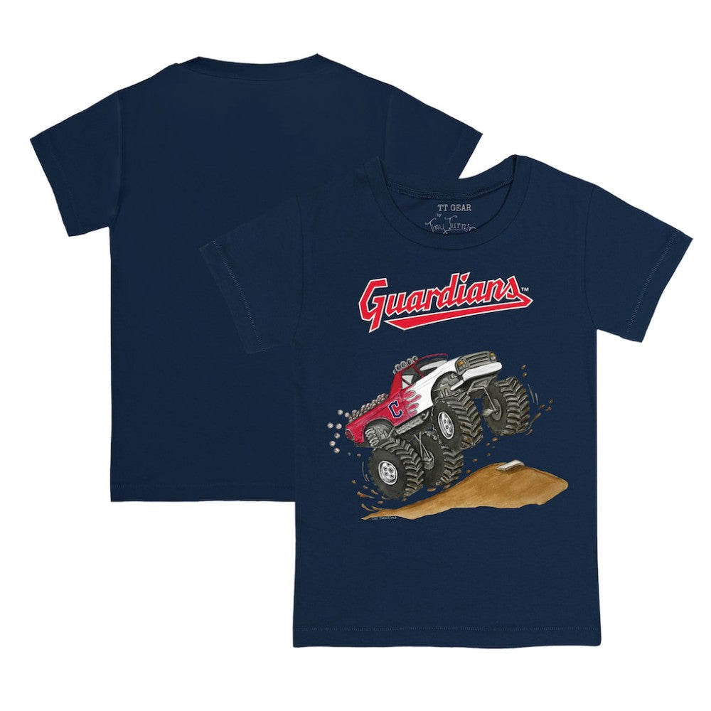 Cleveland Guardians Tiny Turnip Youth Monster Truck T-Shirt - MLB