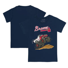 Atlanta Braves Tiny Turnip Youth Monster Truck T-Shirt - MLB