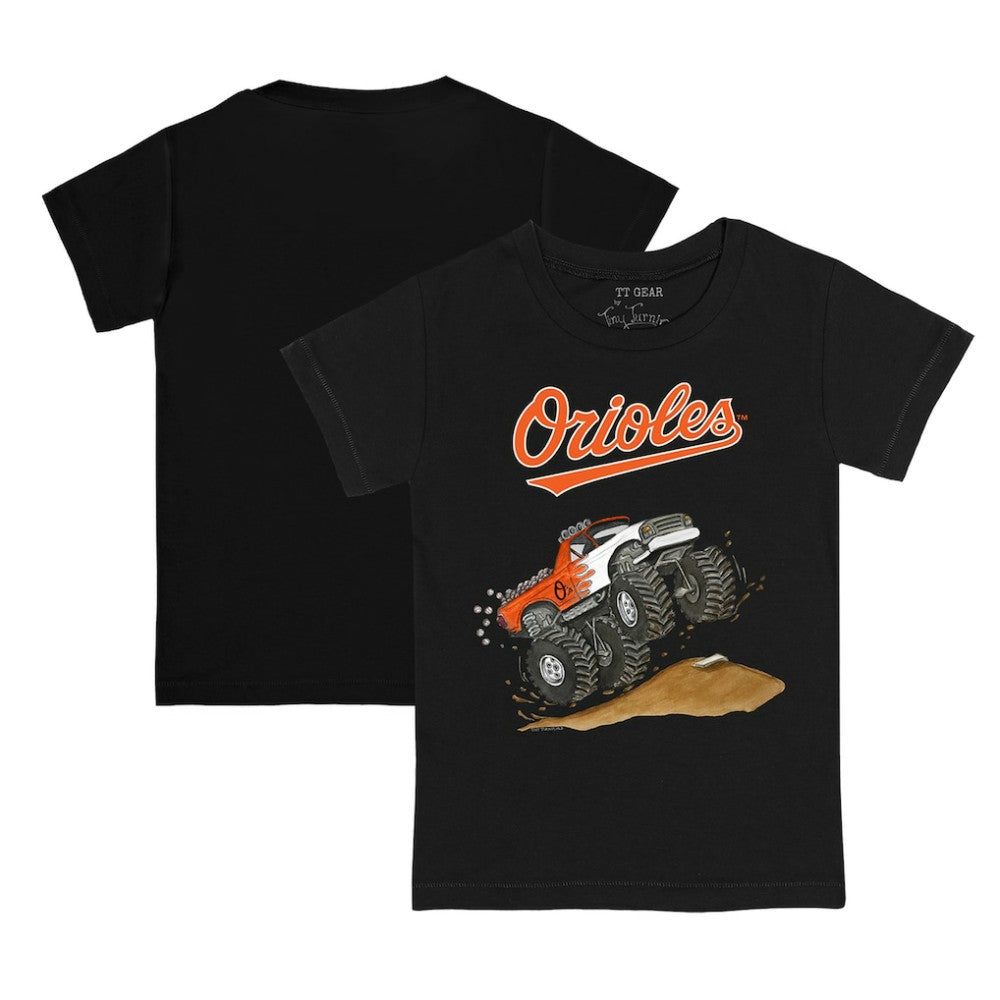 Baltimore Orioles Tiny Turnip Youth Monster Truck T-Shirt - MLB