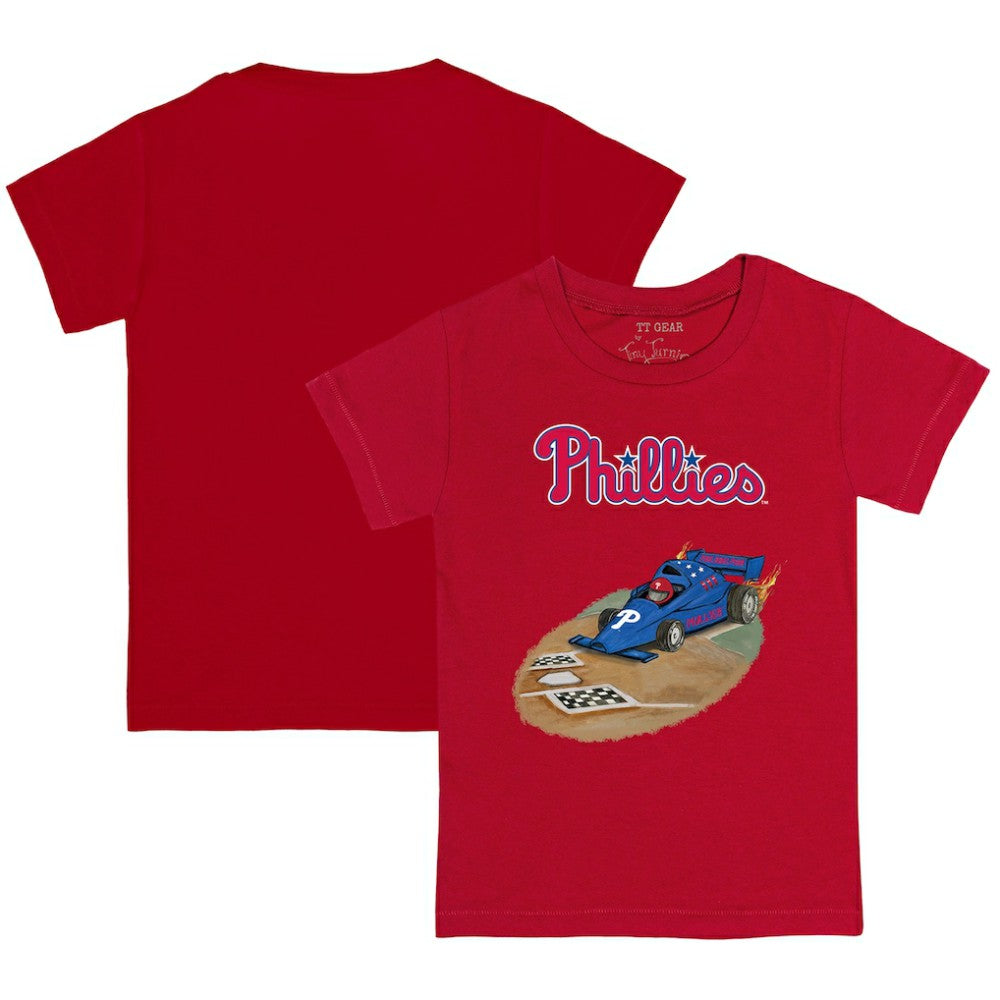 Philadelphia Phillies Tiny Turnip Youth Race Car T-Shirt - MLB