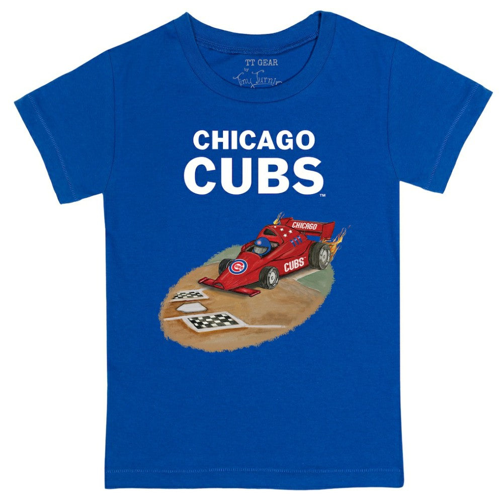 Chicago Cubs Tiny Turnip Youth Race Car T-Shirt - MLB