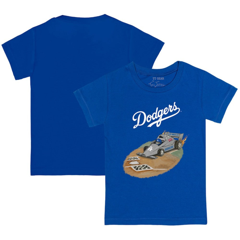Los Angeles Dodgers Tiny Turnip Youth Race Car T-Shirt - MLB
