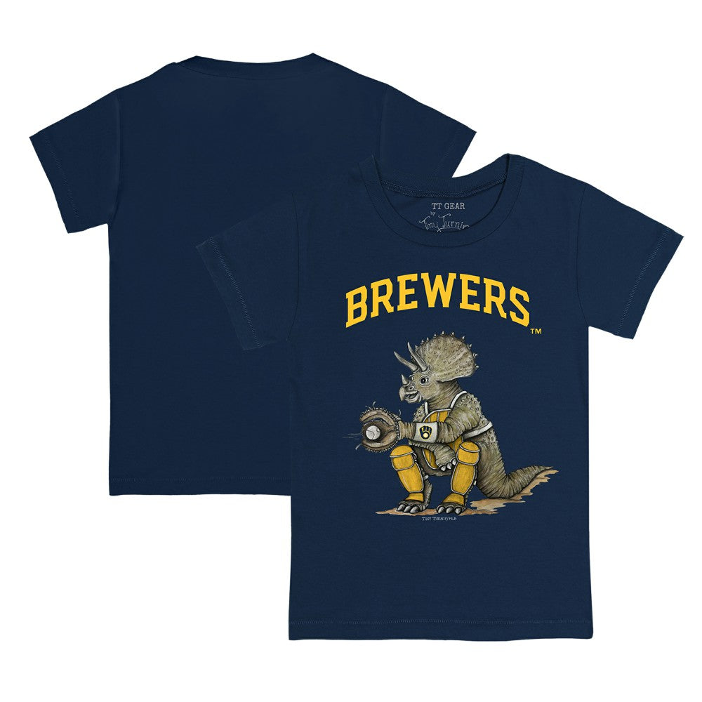 Milwaukee Brewers Tiny Turnip Youth Triceratops T-Shirt - MLB