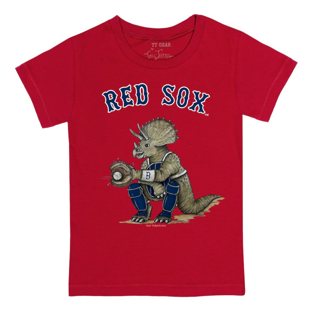 Boston Red Sox Tiny Turnip Youth Triceratops T-Shirt - MLB