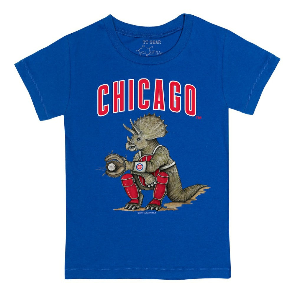 Chicago Cubs Tiny Turnip Youth Triceratops T-Shirt - MLB