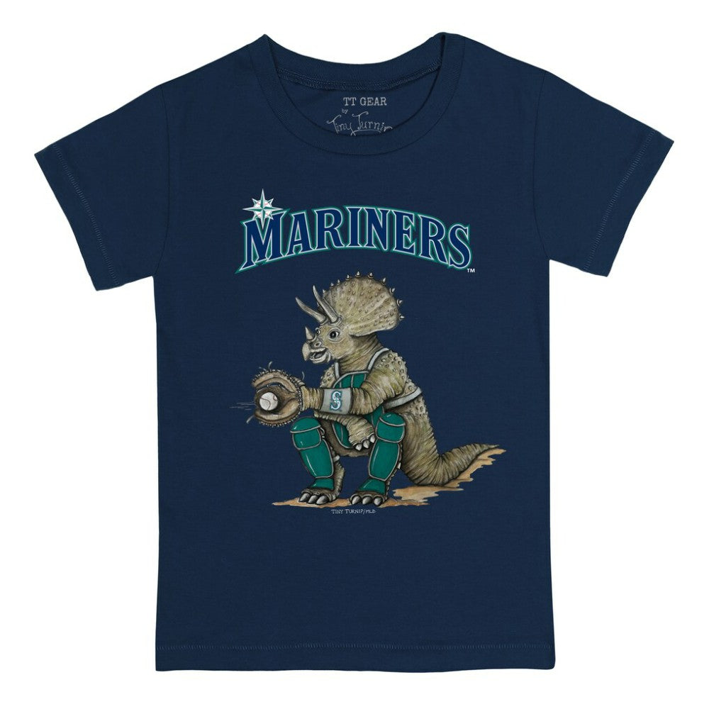 Seattle Mariners Tiny Turnip Youth Triceratops T-Shirt - MLB