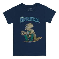Seattle Mariners Tiny Turnip Youth Triceratops T-Shirt - MLB