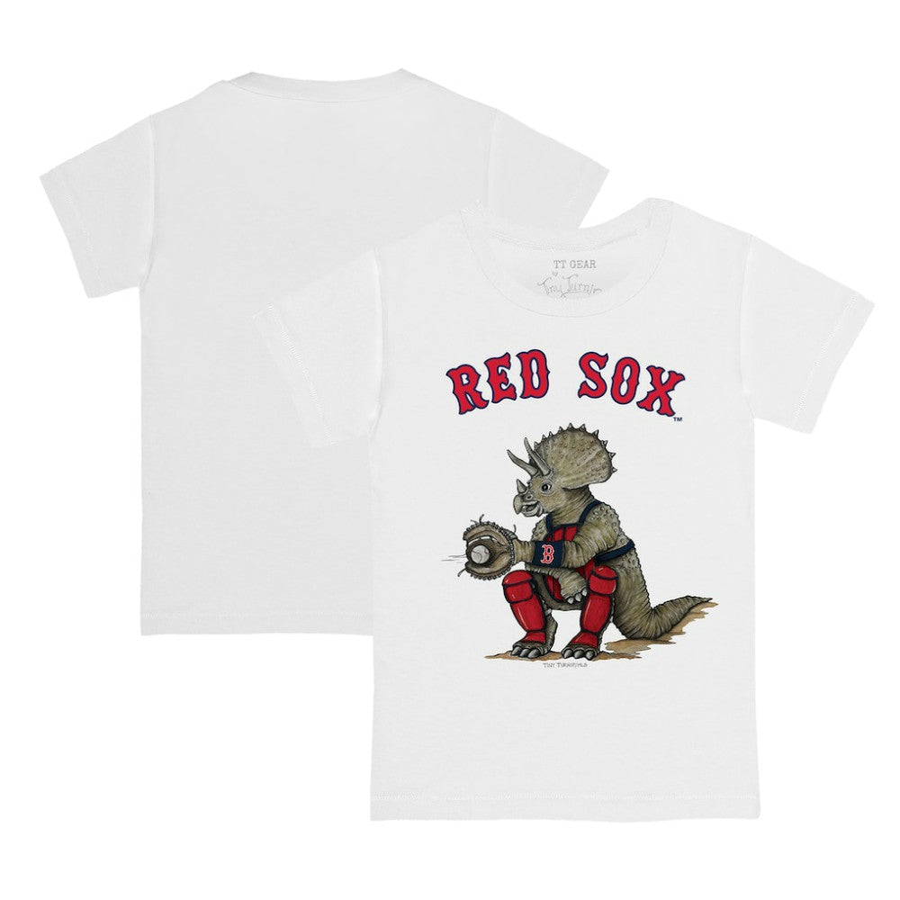 Boston Red Sox Tiny Turnip Youth Triceratops T-Shirt - MLB