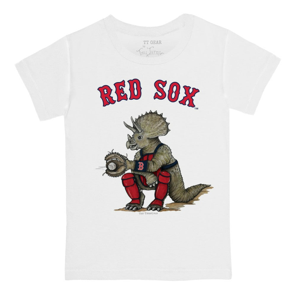 Boston Red Sox Tiny Turnip Youth Triceratops T-Shirt - MLB