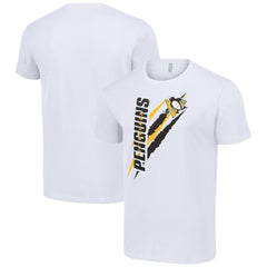 Pittsburgh Penguins Starter Color Scratch T-Shirt - White - NHL