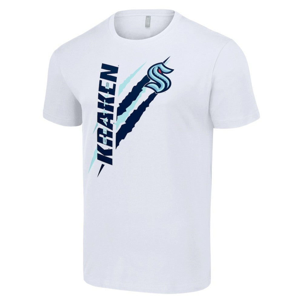 Seattle Kraken Starter Color Scratch T-Shirt - White - NHL