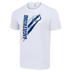 Tampa Bay Lightning Starter Color Scratch T-Shirt - White - NHL