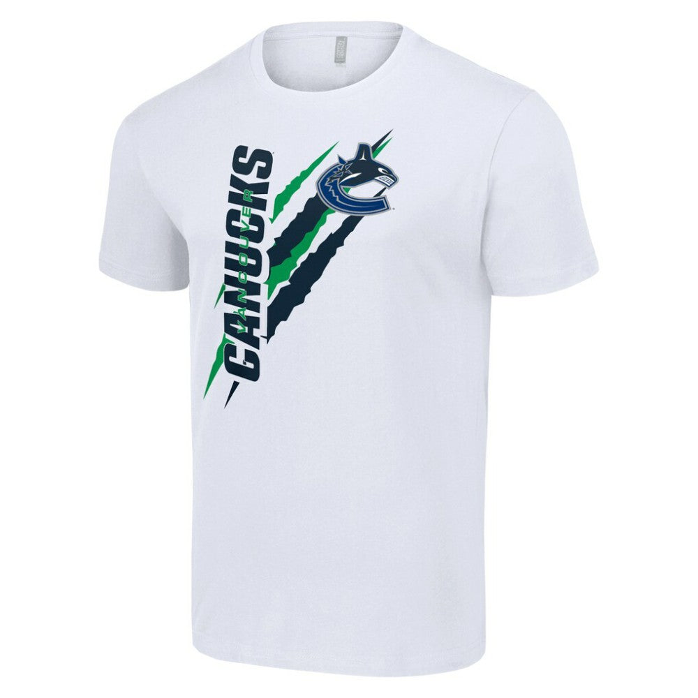 Vancouver Canucks Starter Color Scratch T-Shirt - White - NHL