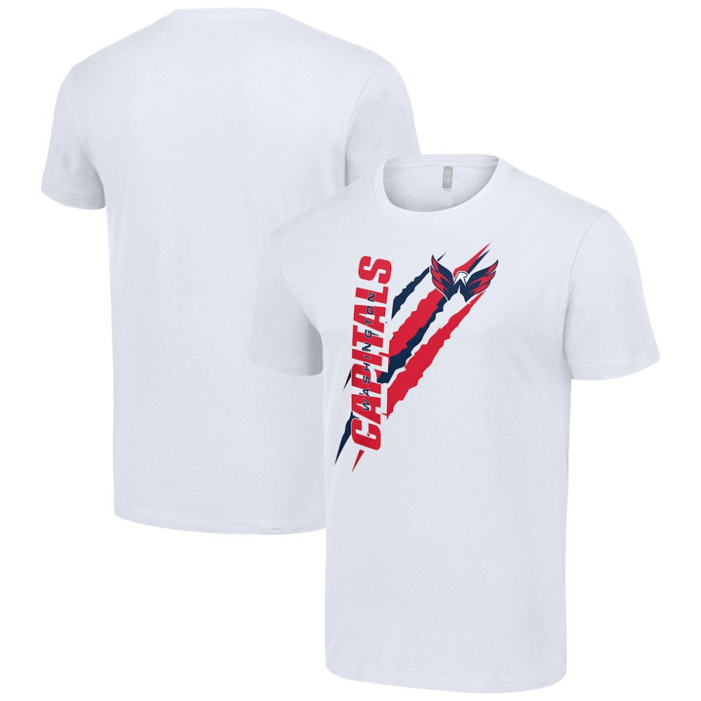 Washington Capitals Starter Color Scratch T-Shirt - White - NHL