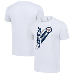 Winnipeg Jets Starter Color Scratch T-Shirt - White - NHL