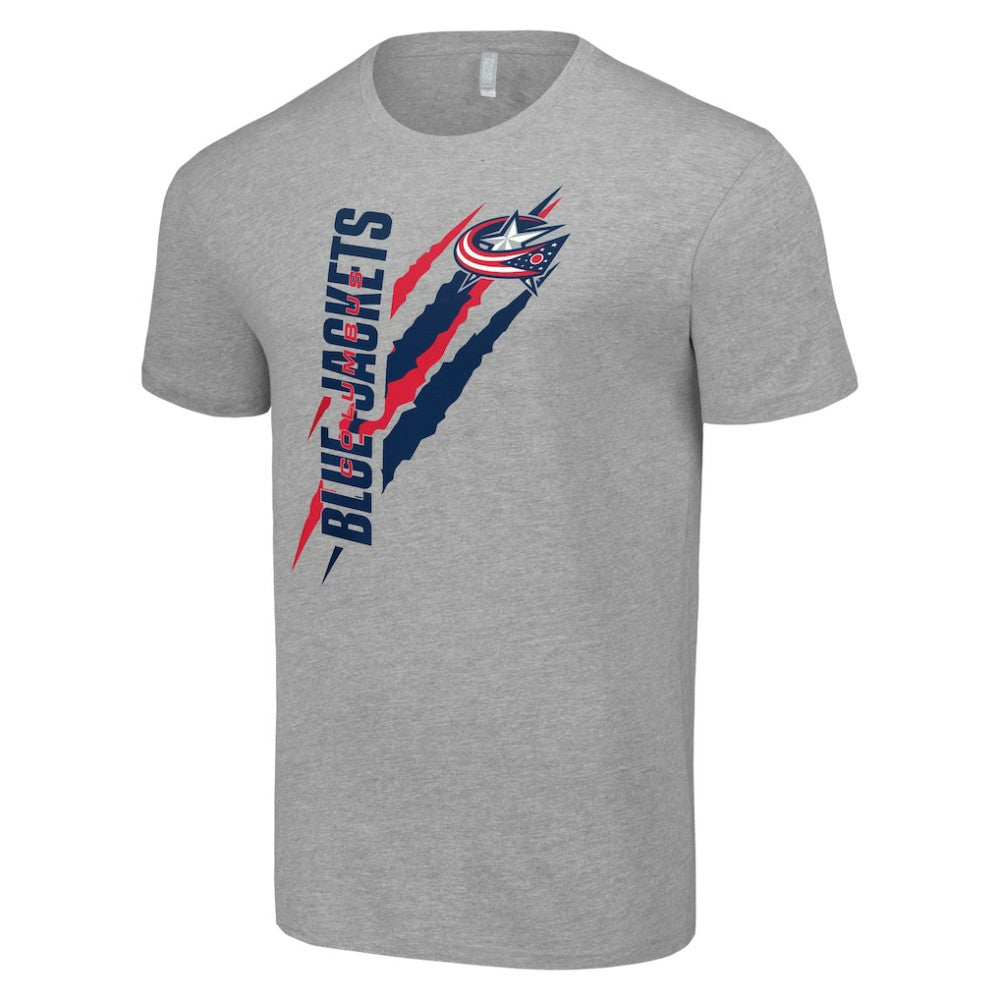 Columbus Blue Jackets Starter Color Scratch T-Shirt - Heather Gray - NHL