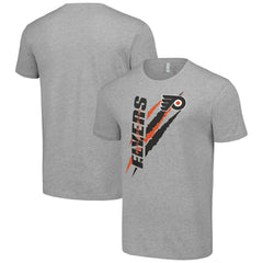 Philadelphia Flyers Starter Color Scratch T-Shirt - Heather Gray - NHL