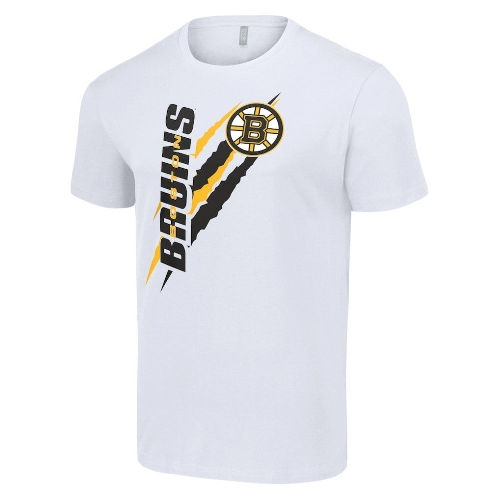 Boston Bruins Starter Color Scratch T-Shirt - White - NHL