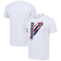 Florida Panthers Starter Color Scratch T-Shirt - White - NHL