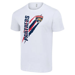 Florida Panthers Starter Color Scratch T-Shirt - White - NHL