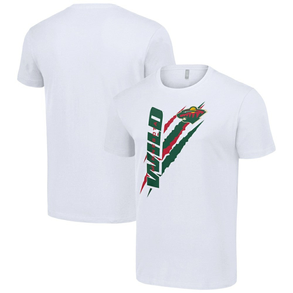 Minnesota Wild Starter Color Scratch T-Shirt - White - NHL