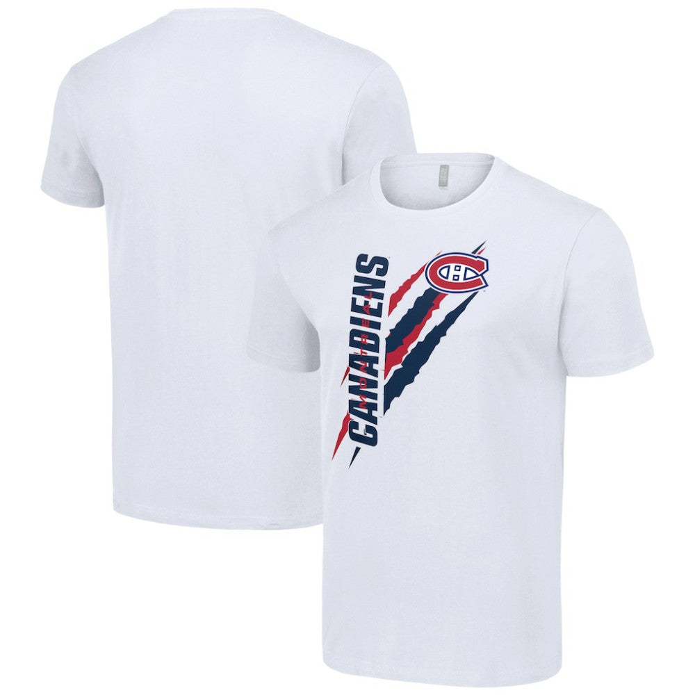 Montreal Canadiens Starter Color Scratch T-Shirt - White - NHL