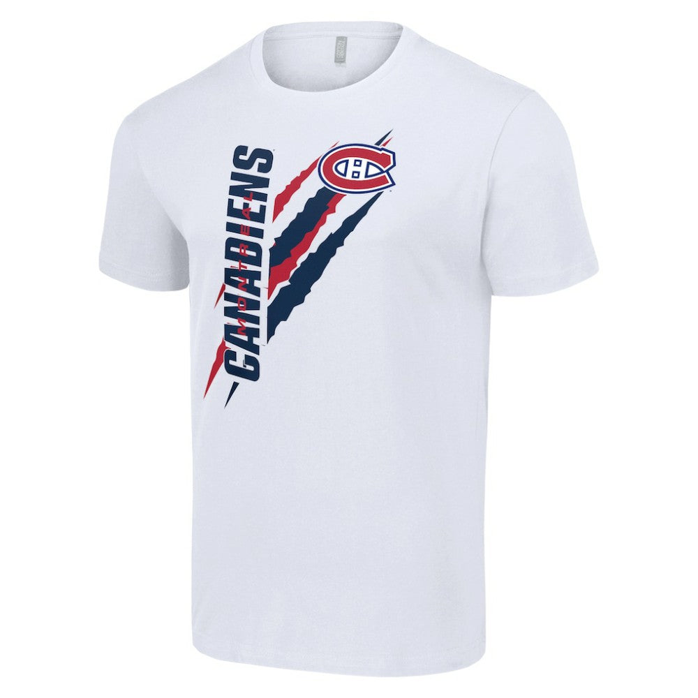 Montreal Canadiens Starter Color Scratch T-Shirt - White - NHL