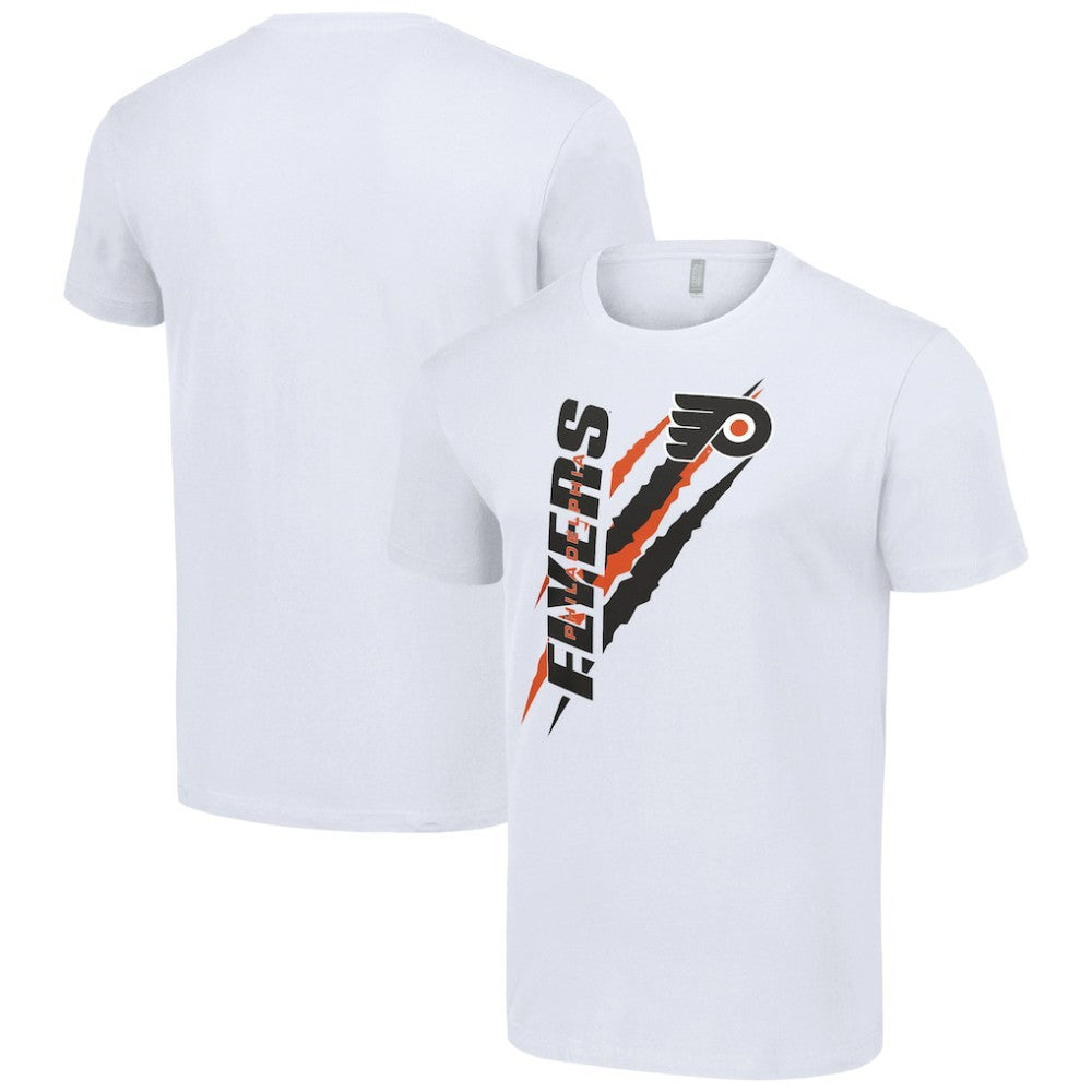 Philadelphia Flyers Starter Color Scratch T-Shirt - White - NHL