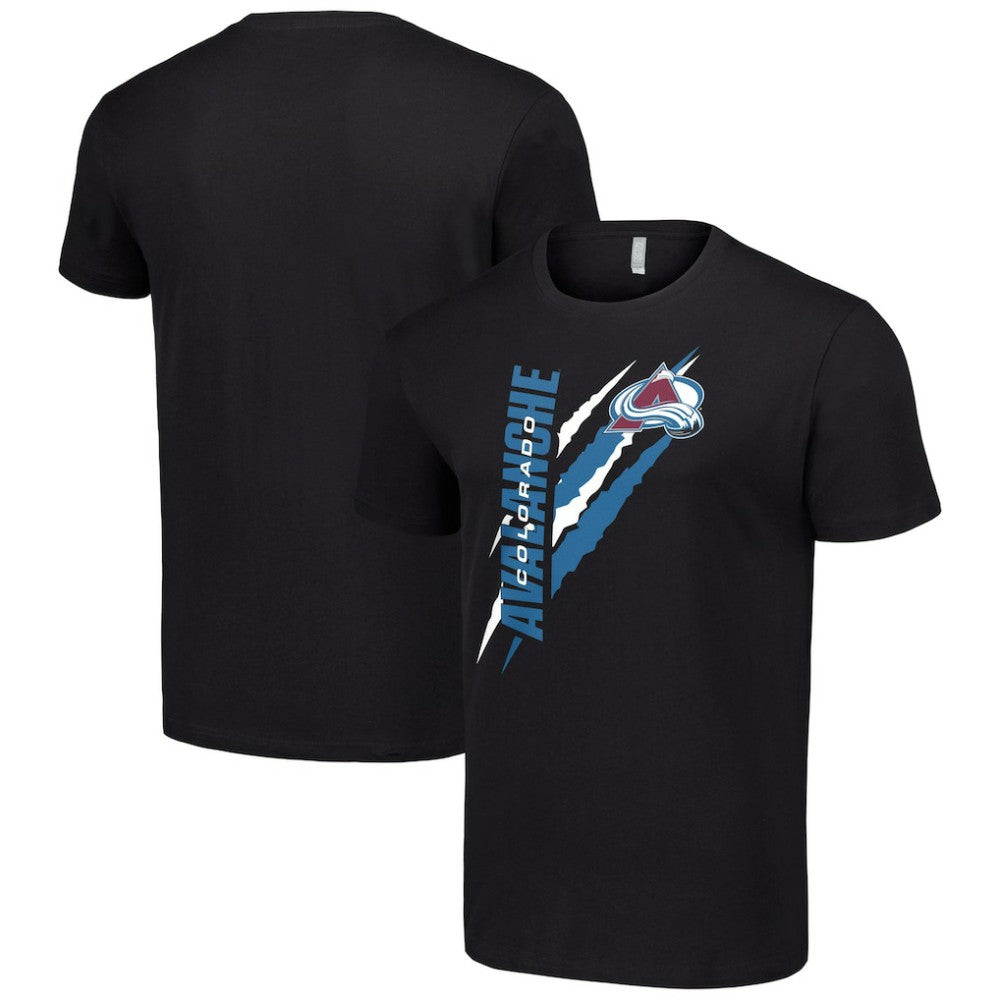 Colorado Avalanche Starter Color Scratch T-Shirt - Black - NHL
