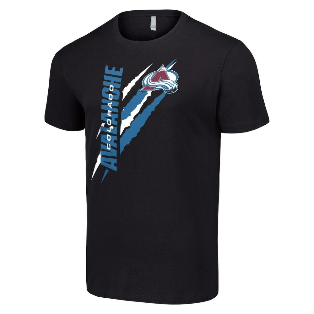 Colorado Avalanche Starter Color Scratch T-Shirt - Black - NHL