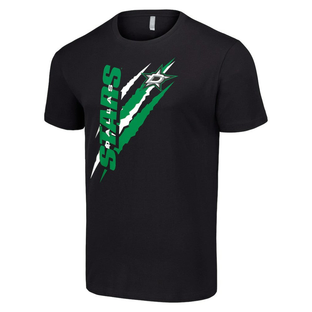Dallas Stars Starter Color Scratch T-Shirt - Black - NHL