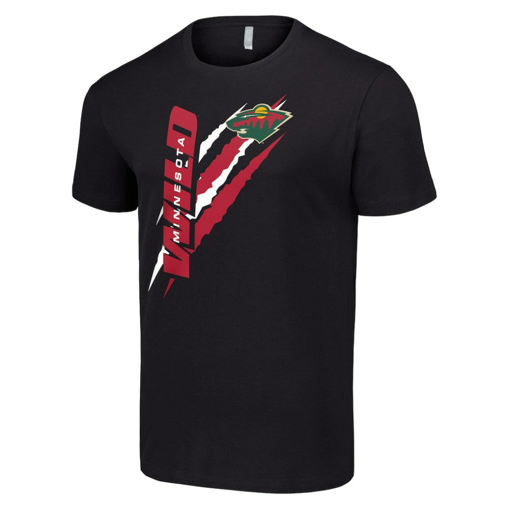 Minnesota Wild Starter Color Scratch T-Shirt - Black - NHL