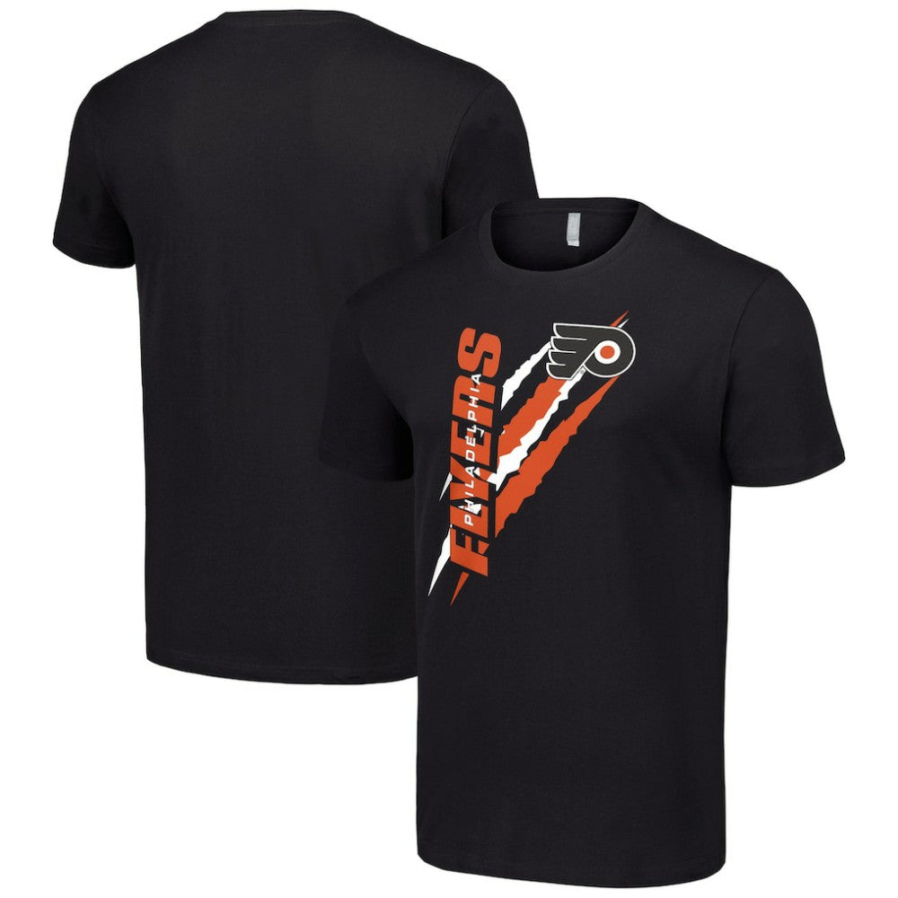 Philadelphia Flyers Starter Color Scratch T-Shirt - Black - NHL