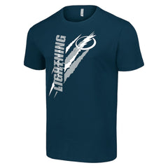 Tampa Bay Lightning Starter Color Scratch T-Shirt - Navy - NHL