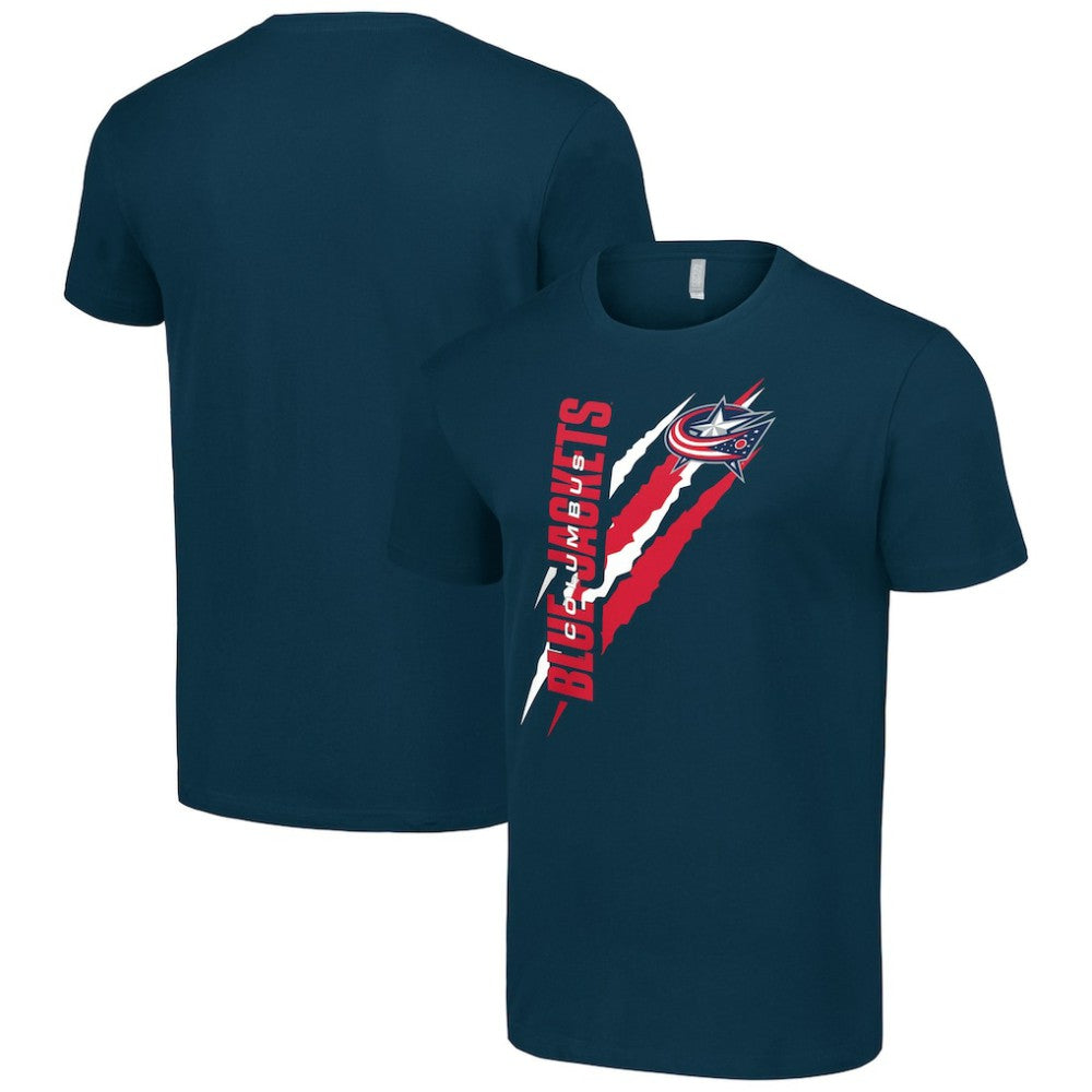 Columbus Blue Jackets Starter Color Scratch T-Shirt - Navy - NHL