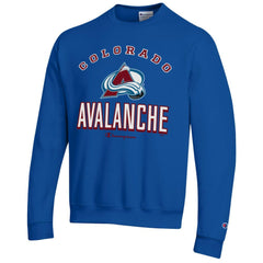 Colorado Avalanche Champion Eco Powerblend Crewneck Sweatshirt - Royal - NHL