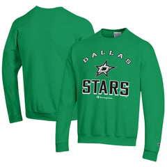 Dallas Stars Champion Eco Powerblend Crewneck Sweatshirt - Kelly Green - NHL