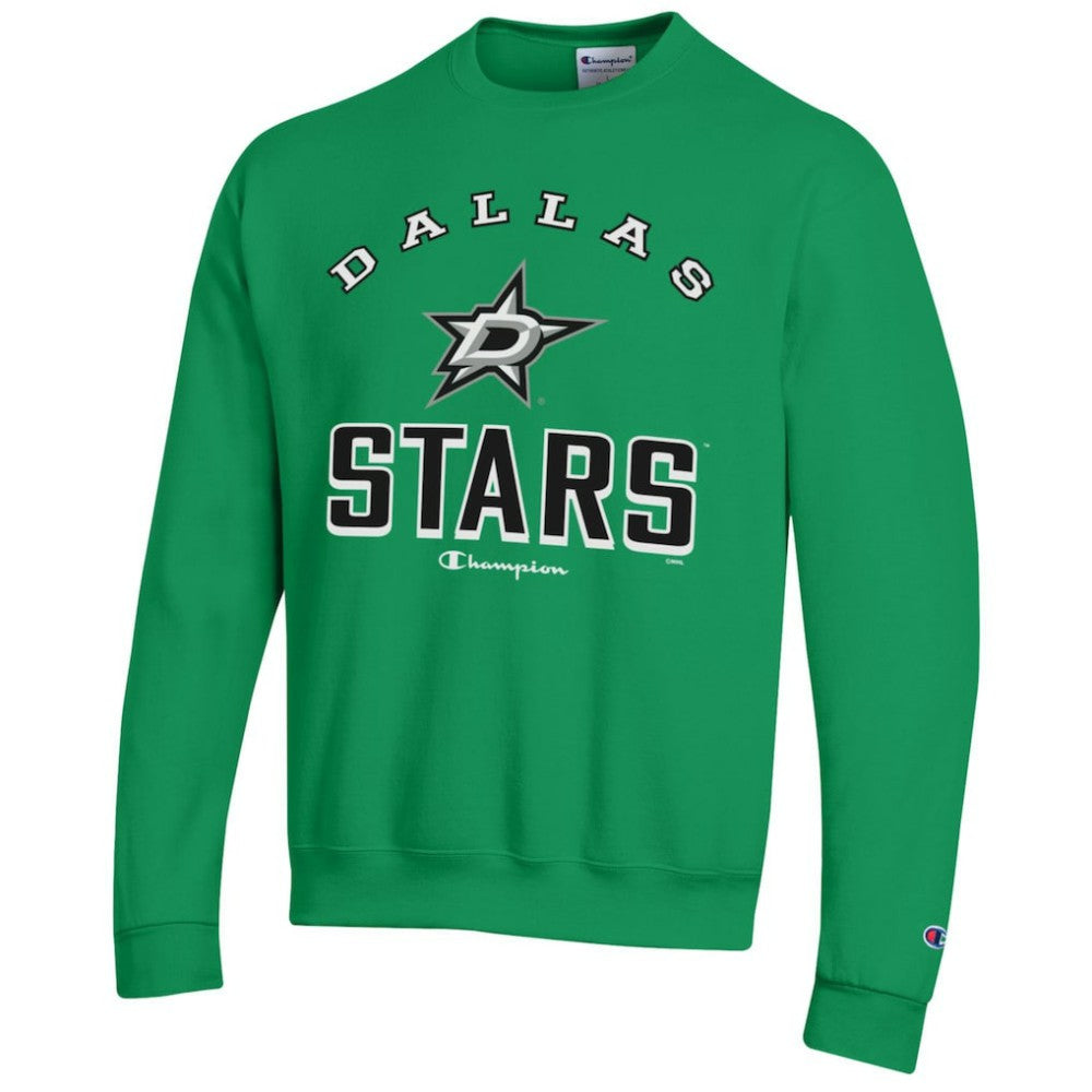 Dallas Stars Champion Eco Powerblend Crewneck Sweatshirt - Kelly Green - NHL