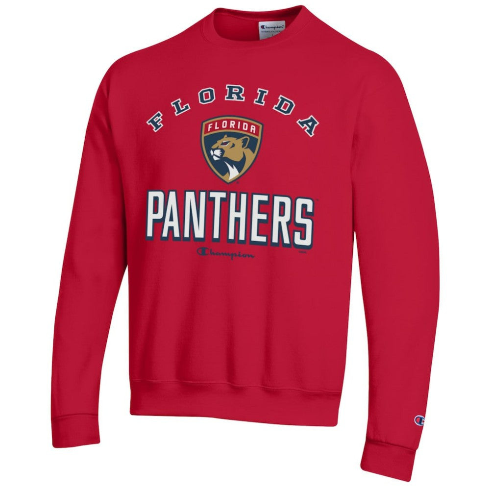 Florida Panthers Champion Eco Powerblend Crewneck Sweatshirt - Red - NHL