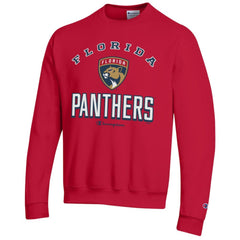 Florida Panthers Champion Eco Powerblend Crewneck Sweatshirt - Red - NHL