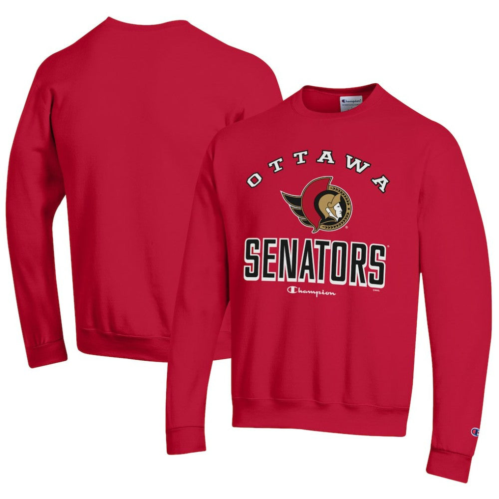 Ottawa Senators Champion Eco Powerblend Crewneck Sweatshirt - Red - NHL