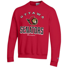 Ottawa Senators Champion Eco Powerblend Crewneck Sweatshirt - Red - NHL