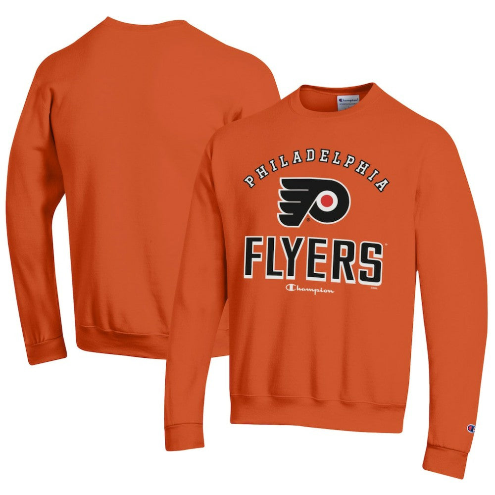 Philadelphia Flyers Champion Eco Powerblend Crewneck Sweatshirt - Orange - NHL