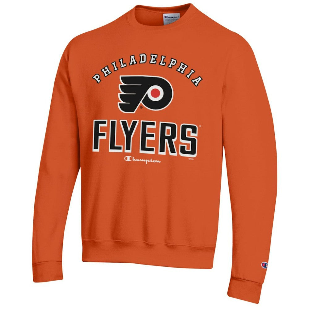 Philadelphia Flyers Champion Eco Powerblend Crewneck Sweatshirt - Orange - NHL