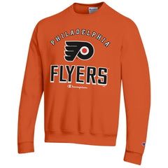 Philadelphia Flyers Champion Eco Powerblend Crewneck Sweatshirt - Orange - NHL